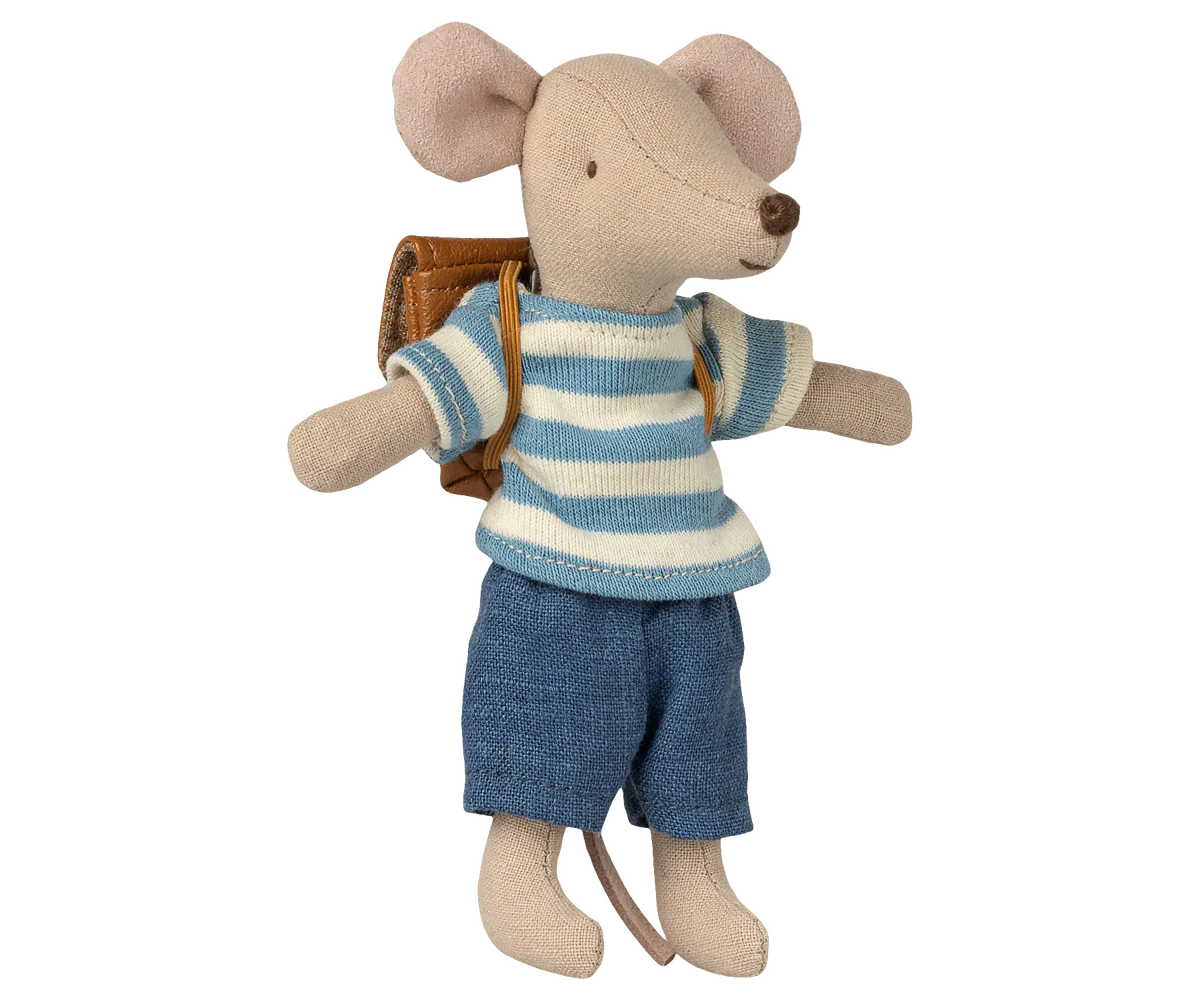 Maileg Big Brother Clothes and Bag | Brown