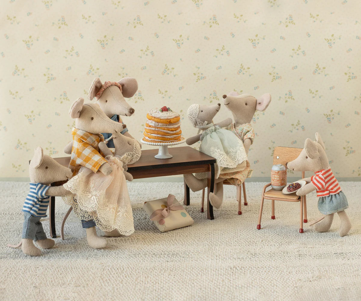 Maileg Mouse Baby Mouse in Gown | Powder