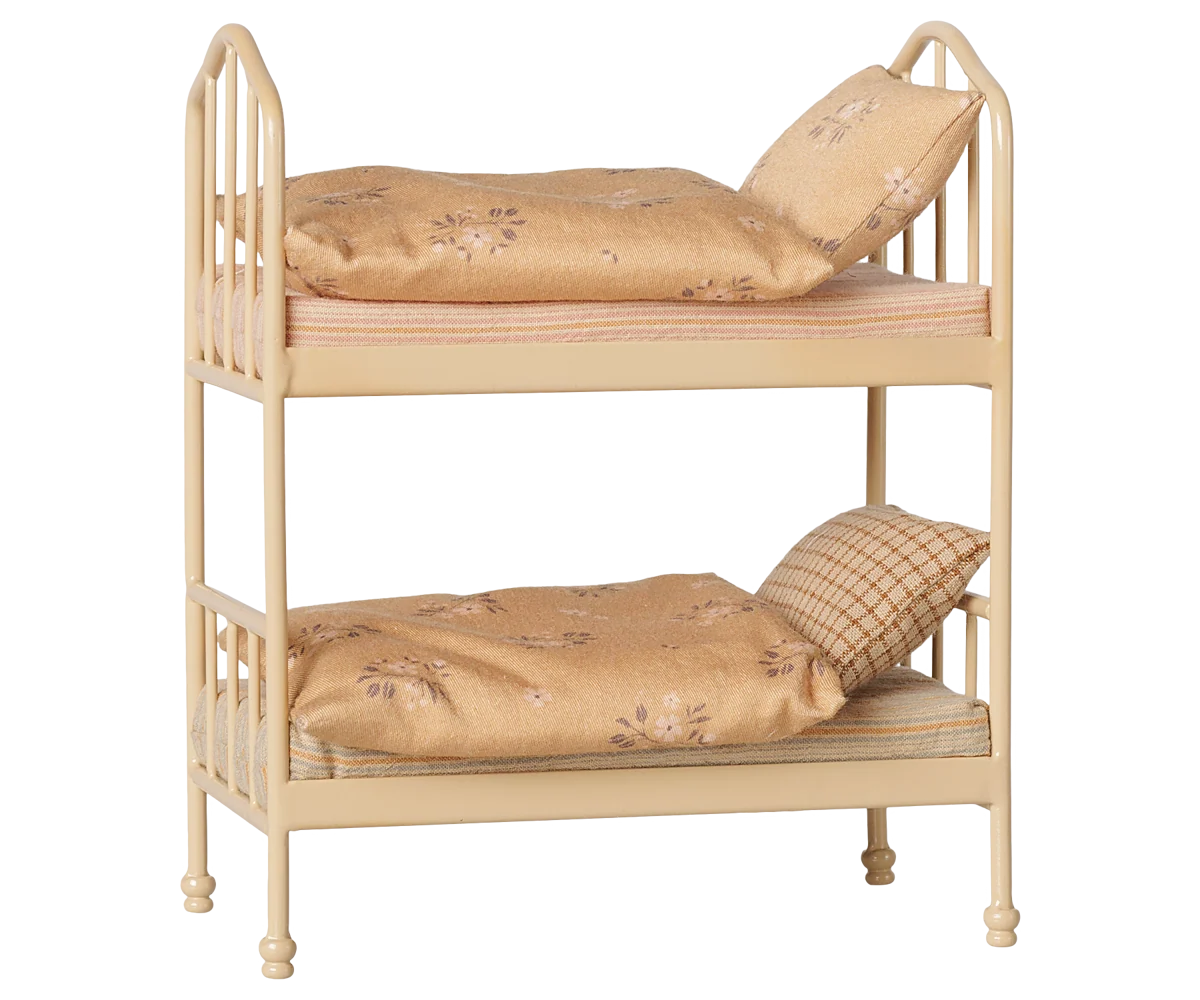 Maileg Mouse Bunk Beds | Wheat
