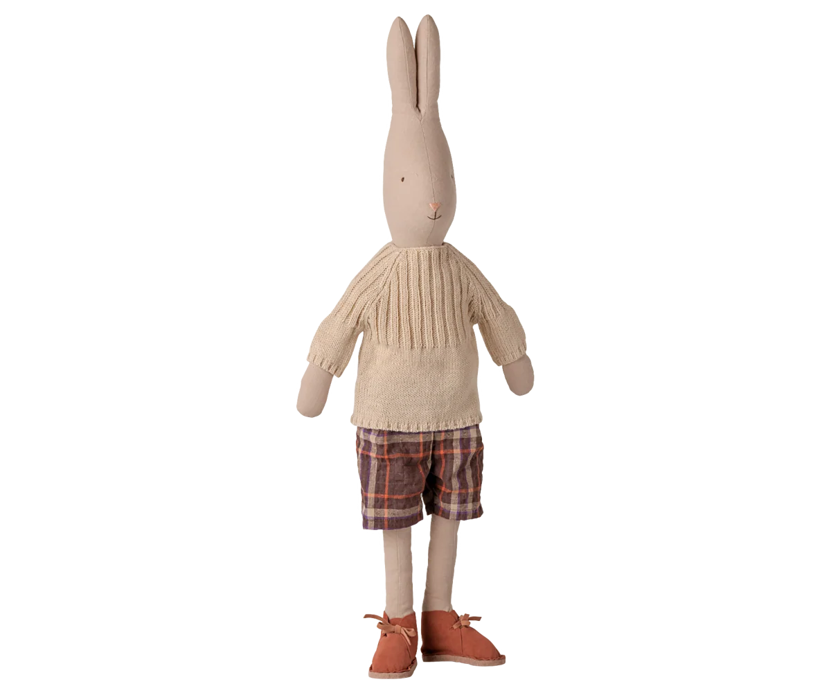 Maileg Rabbit Size 4 | Classic Pants &amp; Knitted Sweater