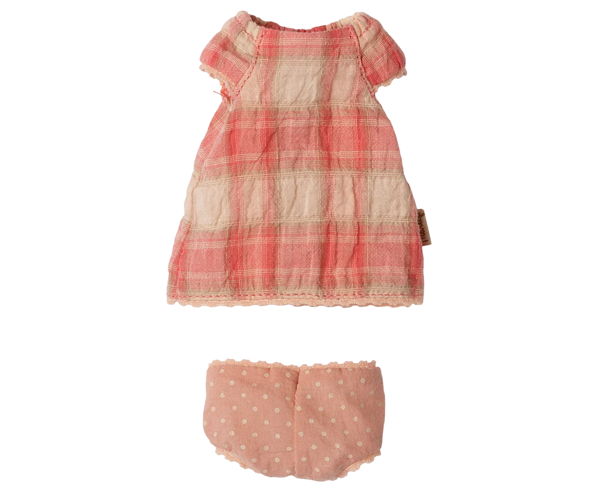 Maileg Teddy Junior Dress | Coral