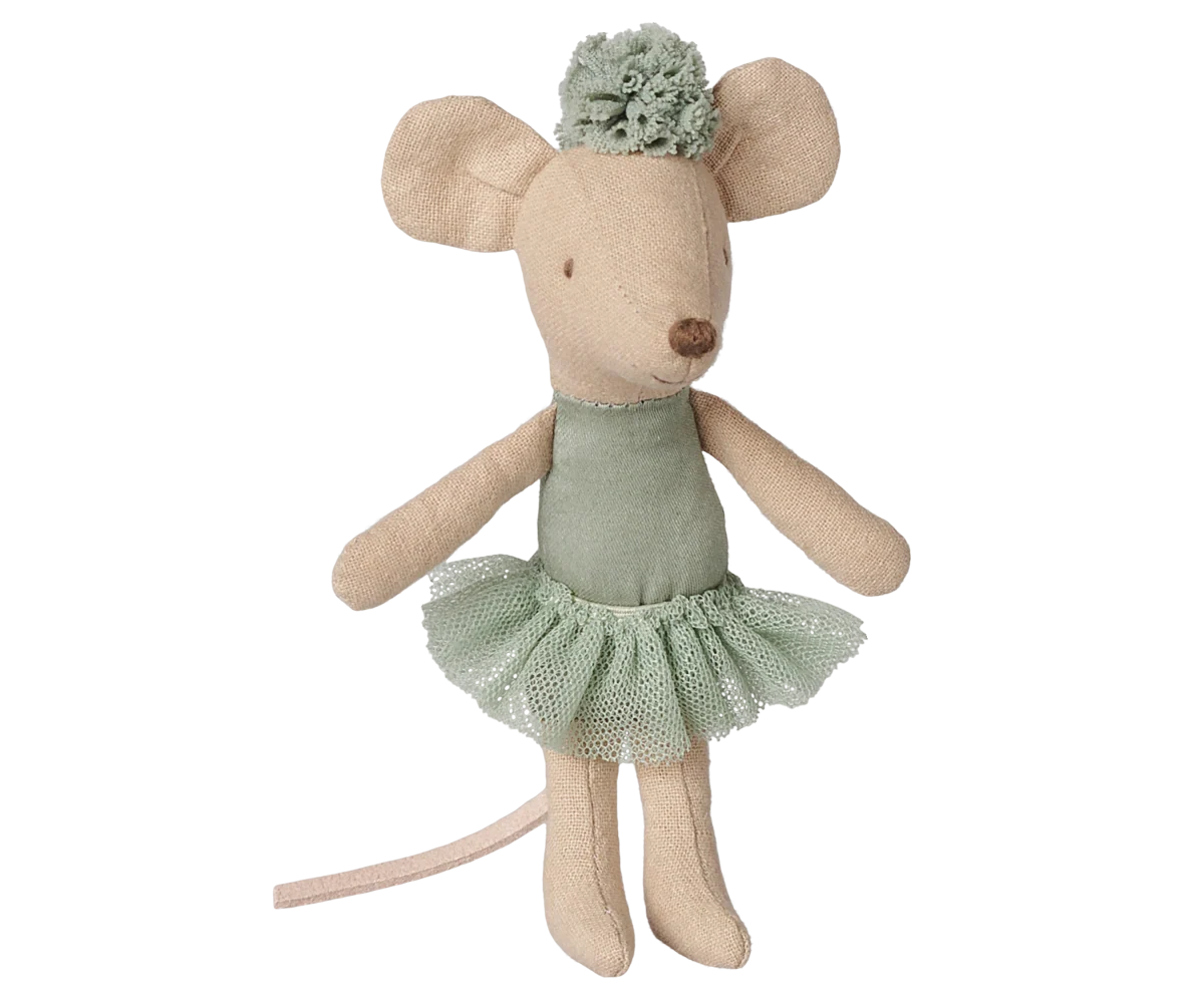 Maileg Little Sister Ballerina Mouse | Vintage Mint