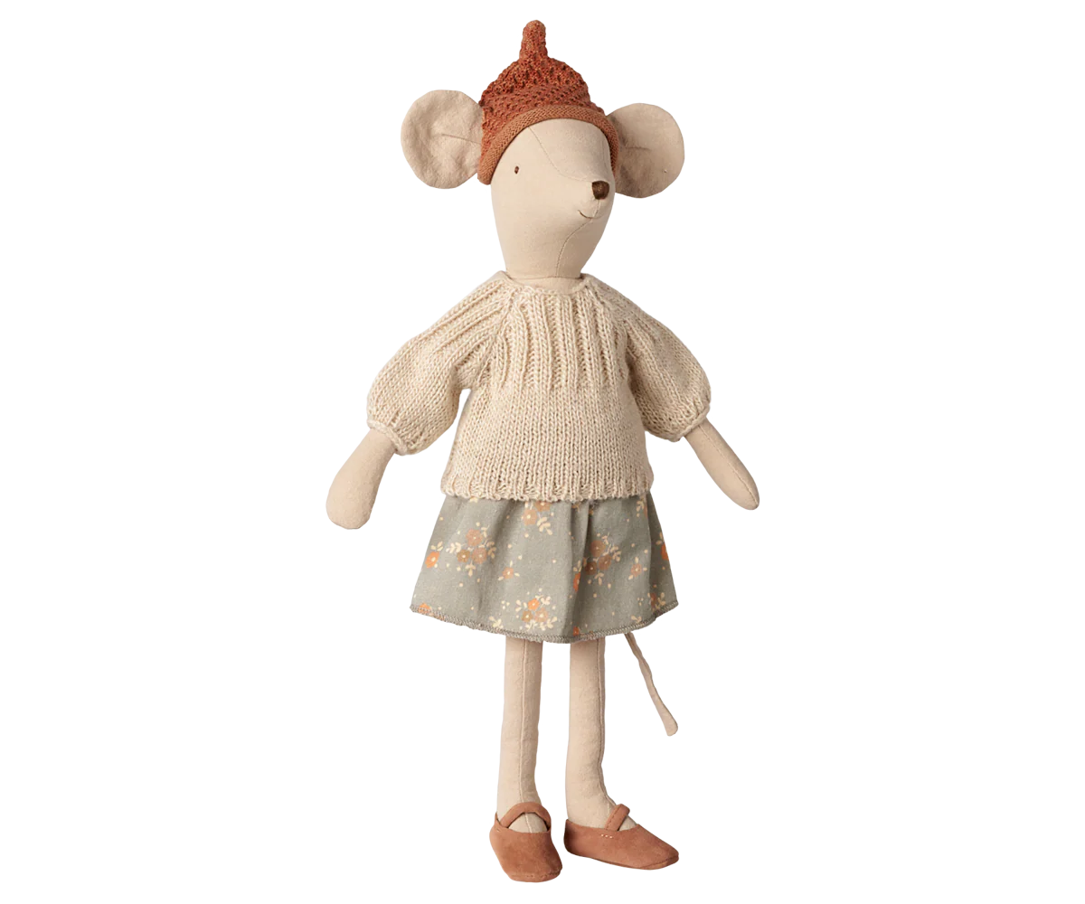 PRE-ORDER Maileg Medium Mouse | Skirt + Sweater