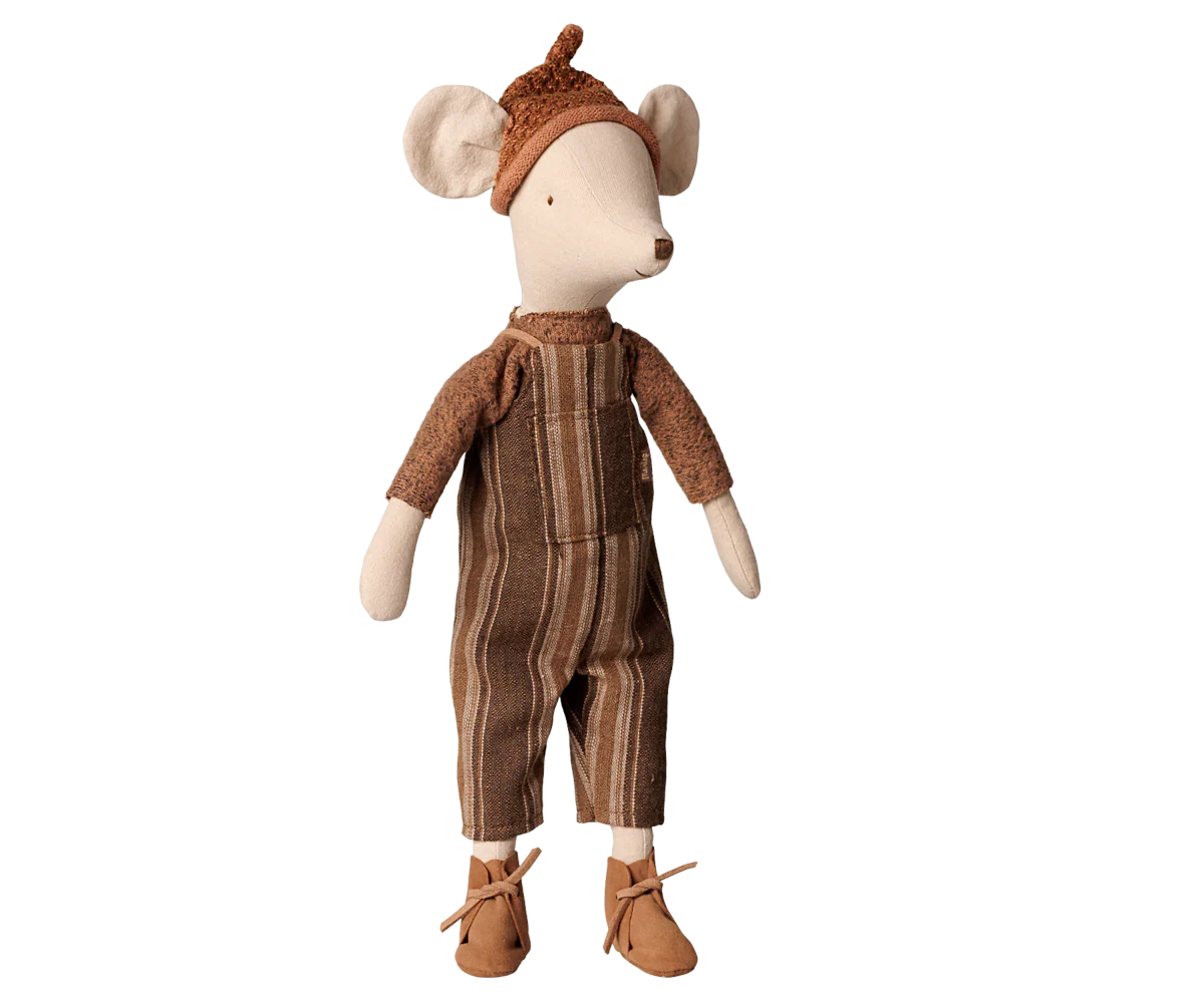 PRE-ORDER Maileg Medium Mouse | Overalls + Sweater
