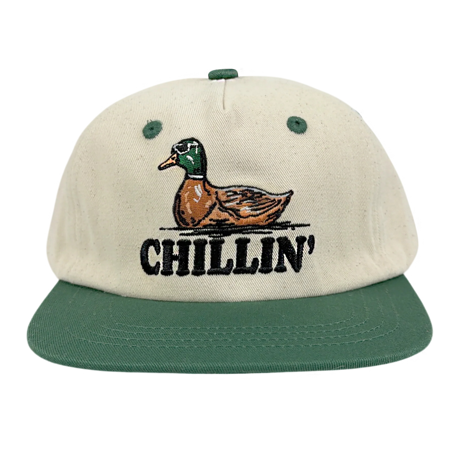 Tiny Whales Chillin' Snapback Hat