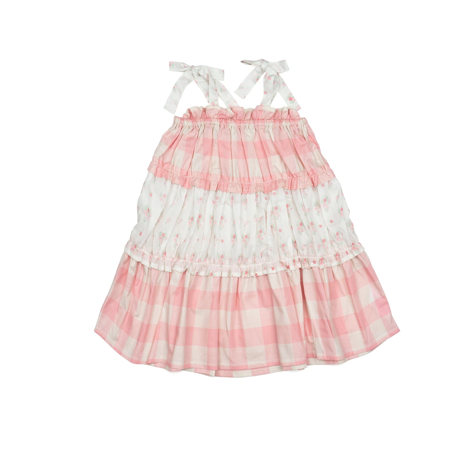 Wild Wawa Amber Dress | Pink Gingham