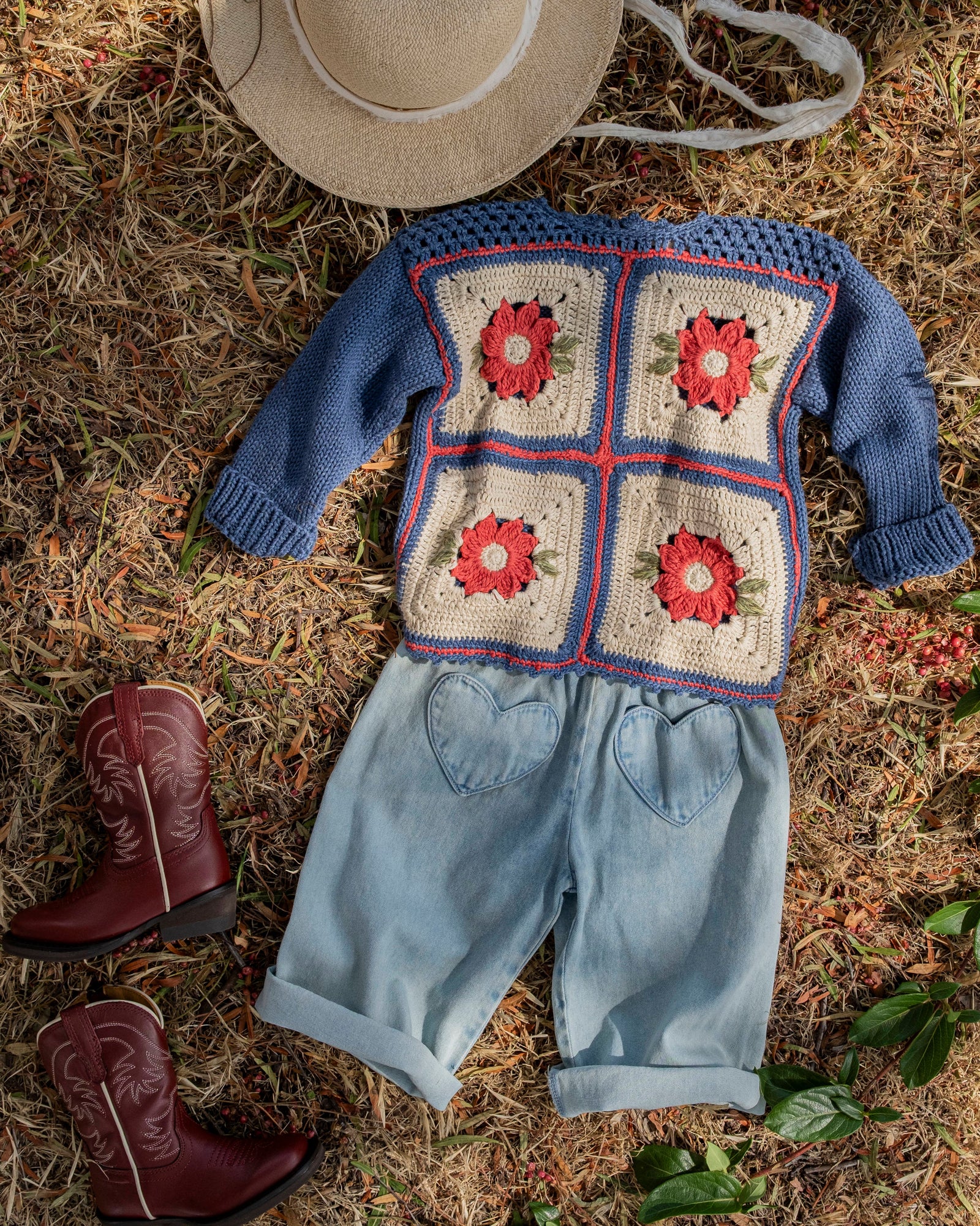 Wild Wawa Patchwork Sweater | Wildberry Denim
