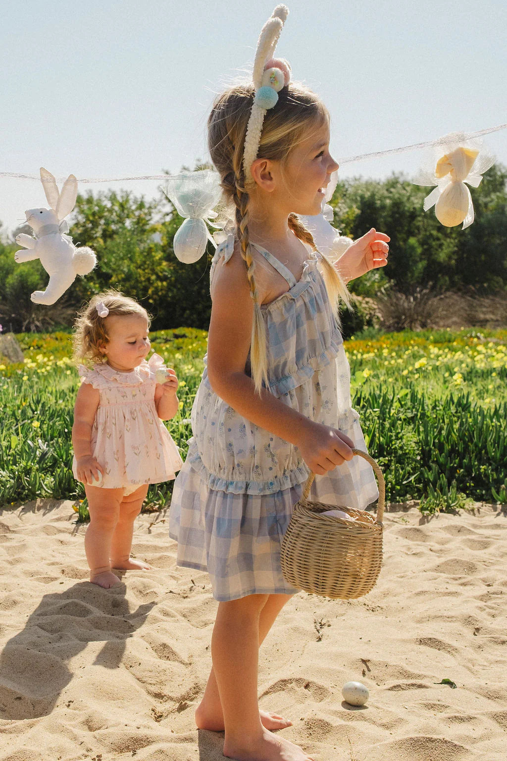 Wild Wawa Amber Dress | Blue Gingham
