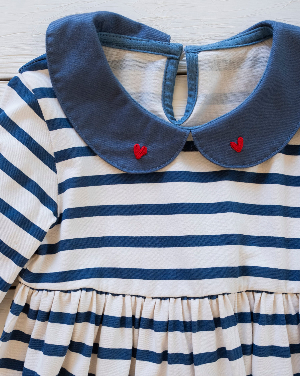 Wild Wawa Marina Romper | Navy Stripe