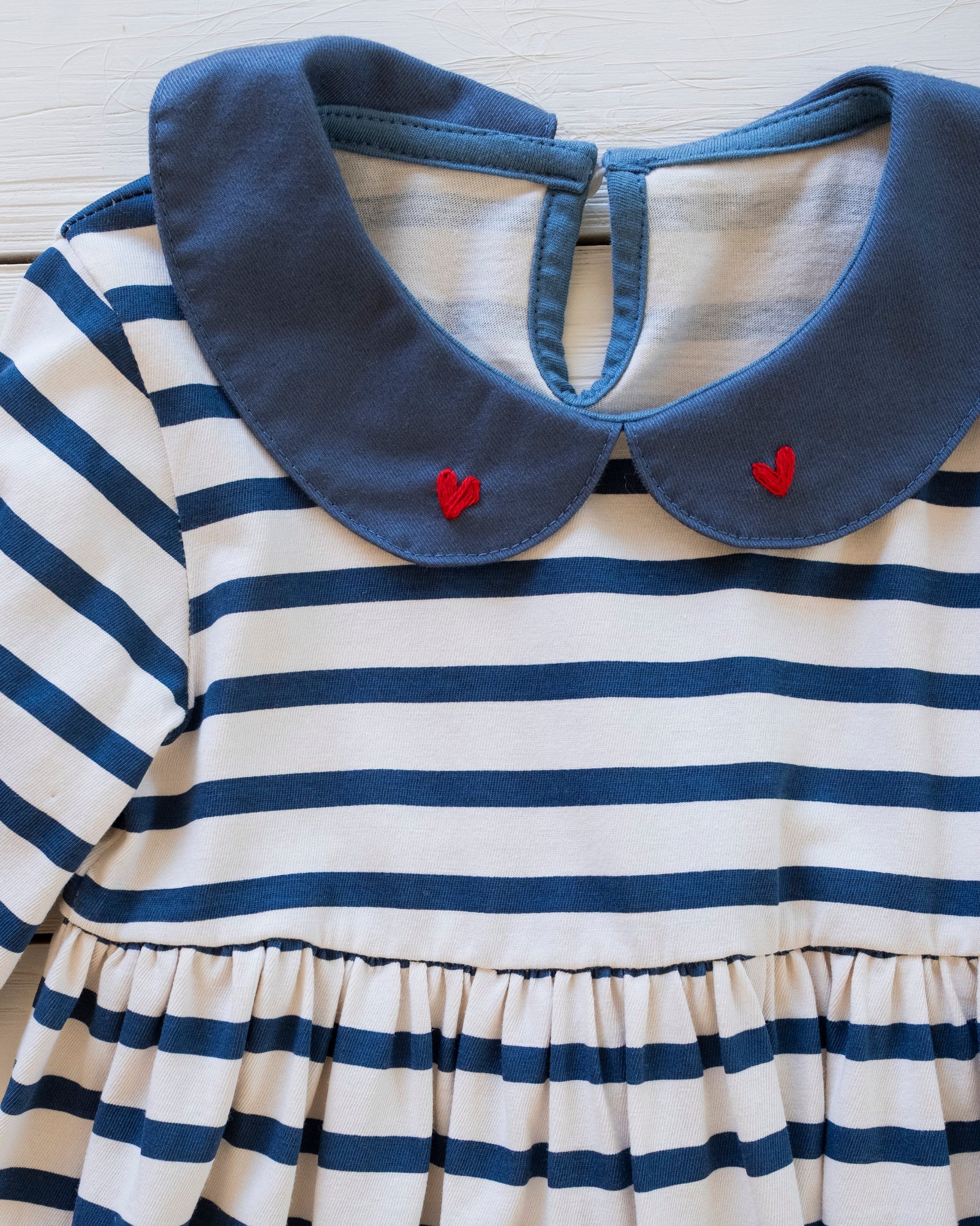 Wild Wawa Marina Romper | Navy Stripe