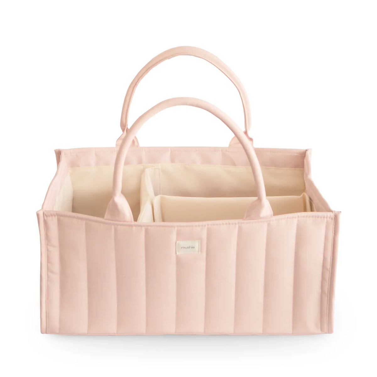 Mushie Diaper Caddy | Blush