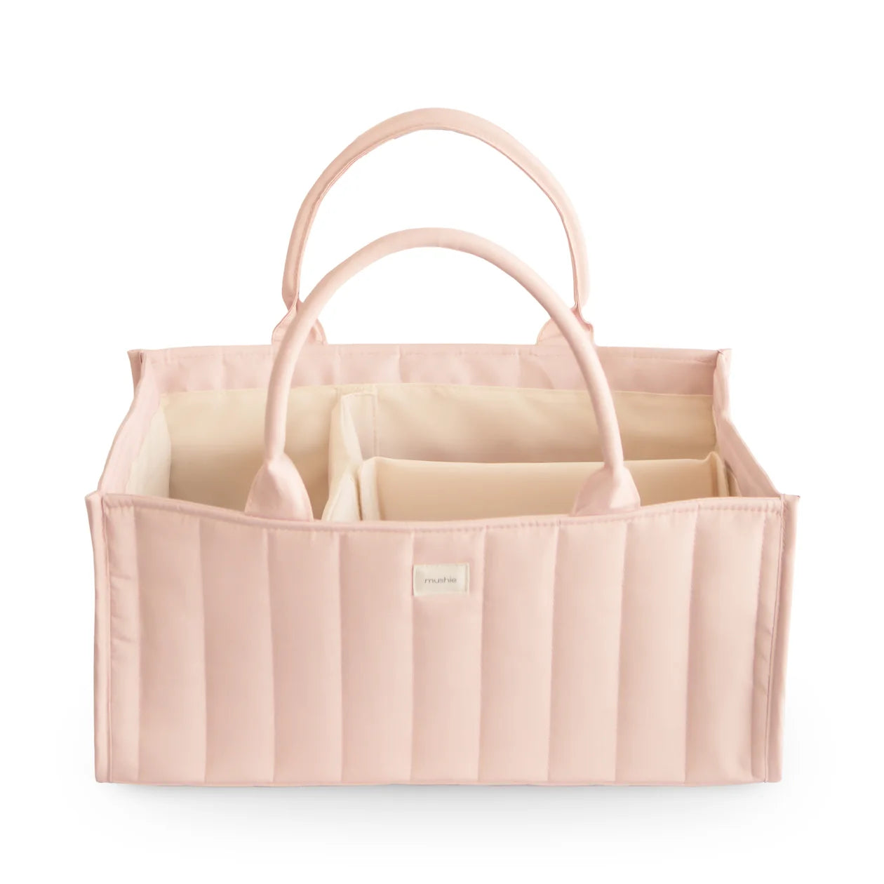 Mushie Diaper Caddy | Blush