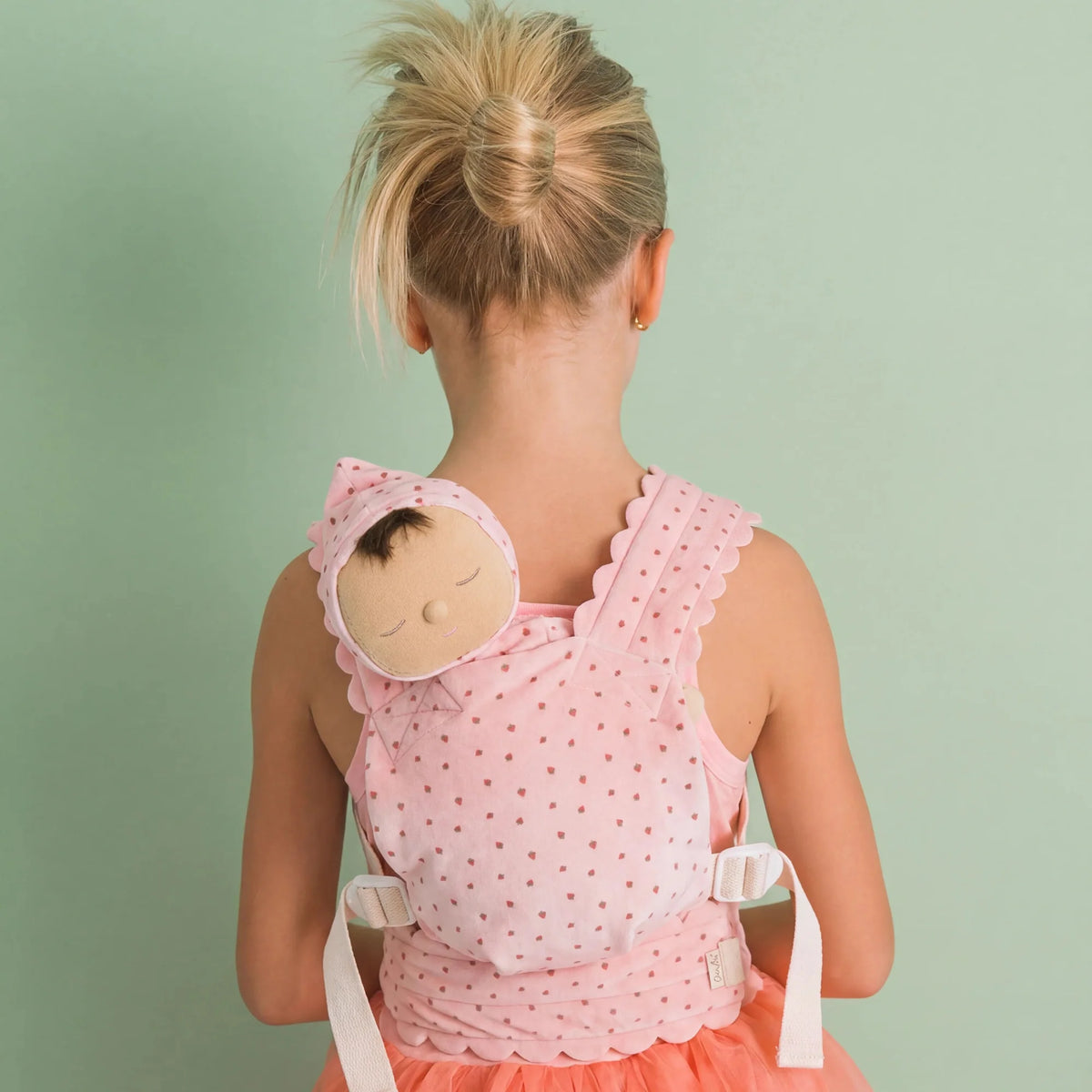 Olli Ella Dinkum Doll Petal Carrier | Strawberry