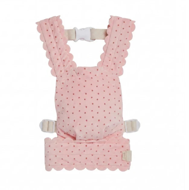 Olli Ella Dinkum Doll Petal Carrier | Strawberry