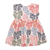 Pink Chicken Girls' Adaline Dress | Multi-Stripe Bows