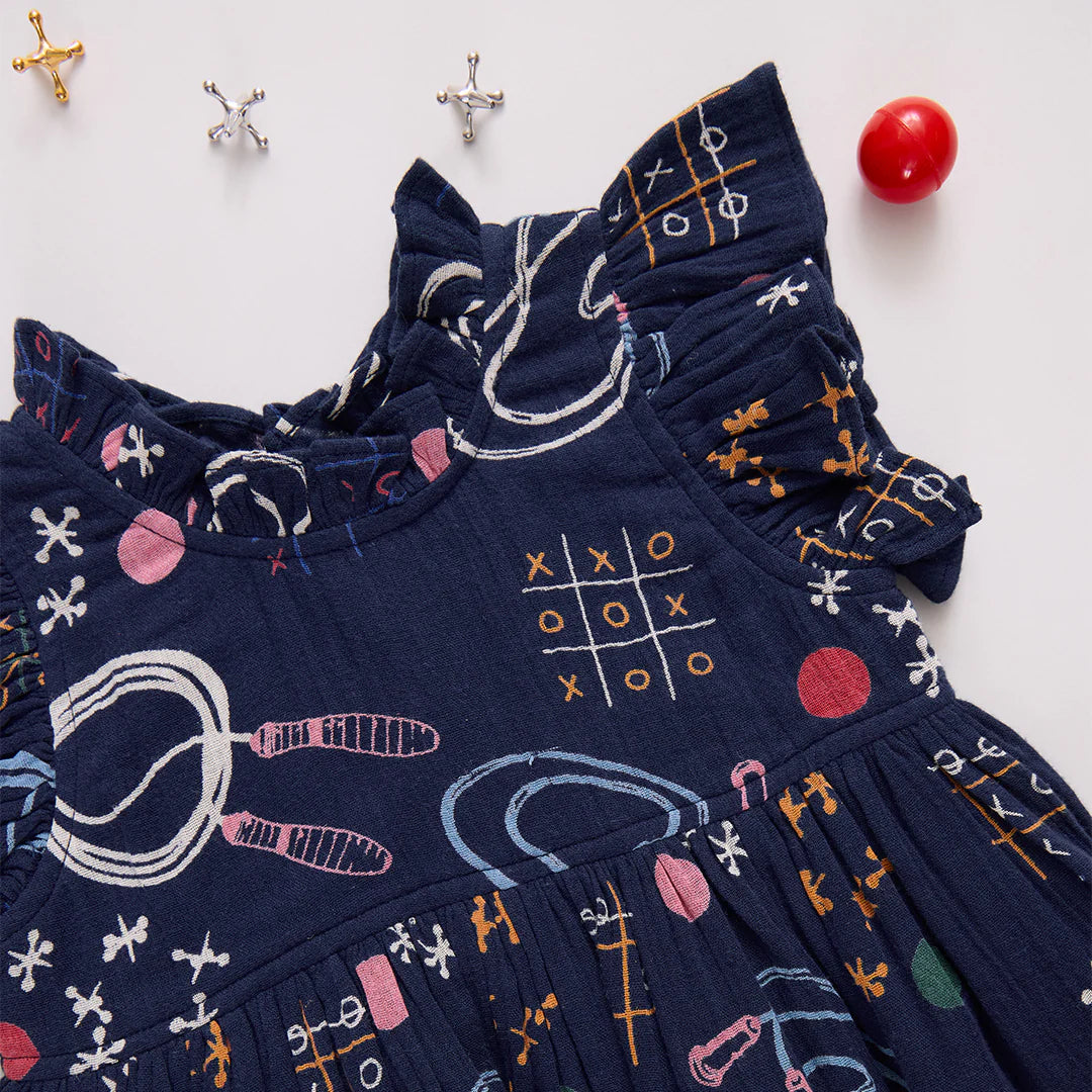 Pink Chicken Girls' Jennifer Dress | Tic Tac Toe