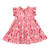 Pink Chicken Girls' Jennifer Dress | Pink Candy Cane Santa