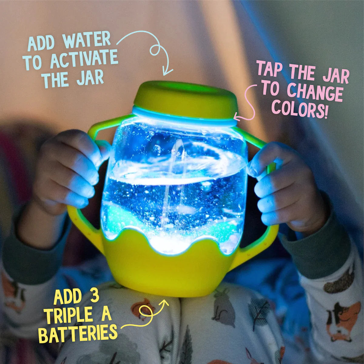Glo Pals Sensory Play Jar | Blue