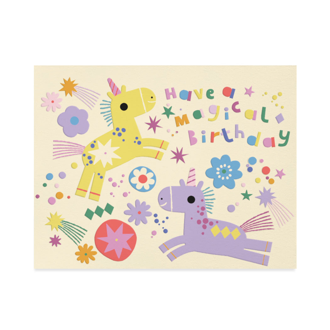 Unicorn Magical Birthday Card