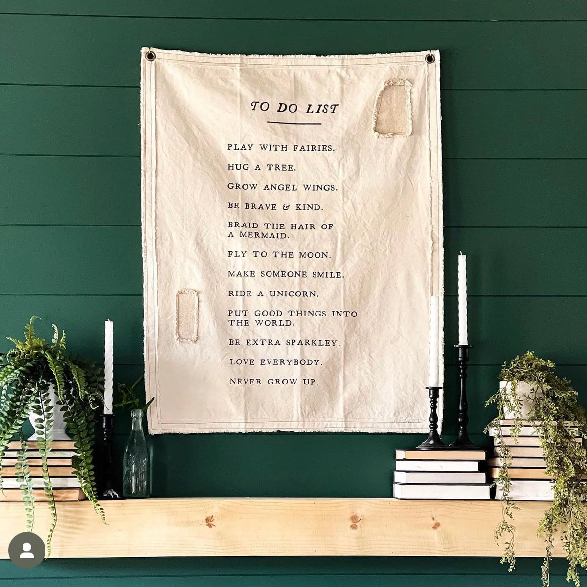 Sugarboo To Do List Canvas Wall Hanging