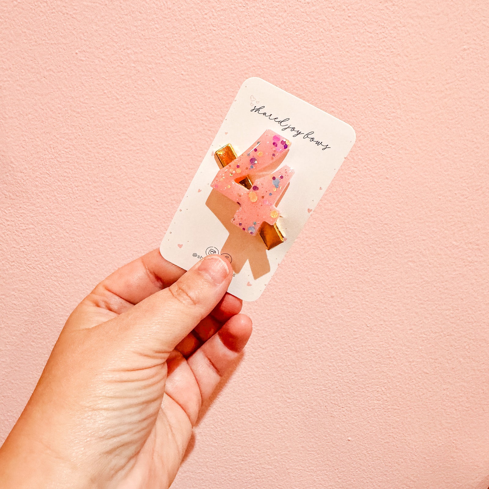 Birthday Number Hair Clips | 4