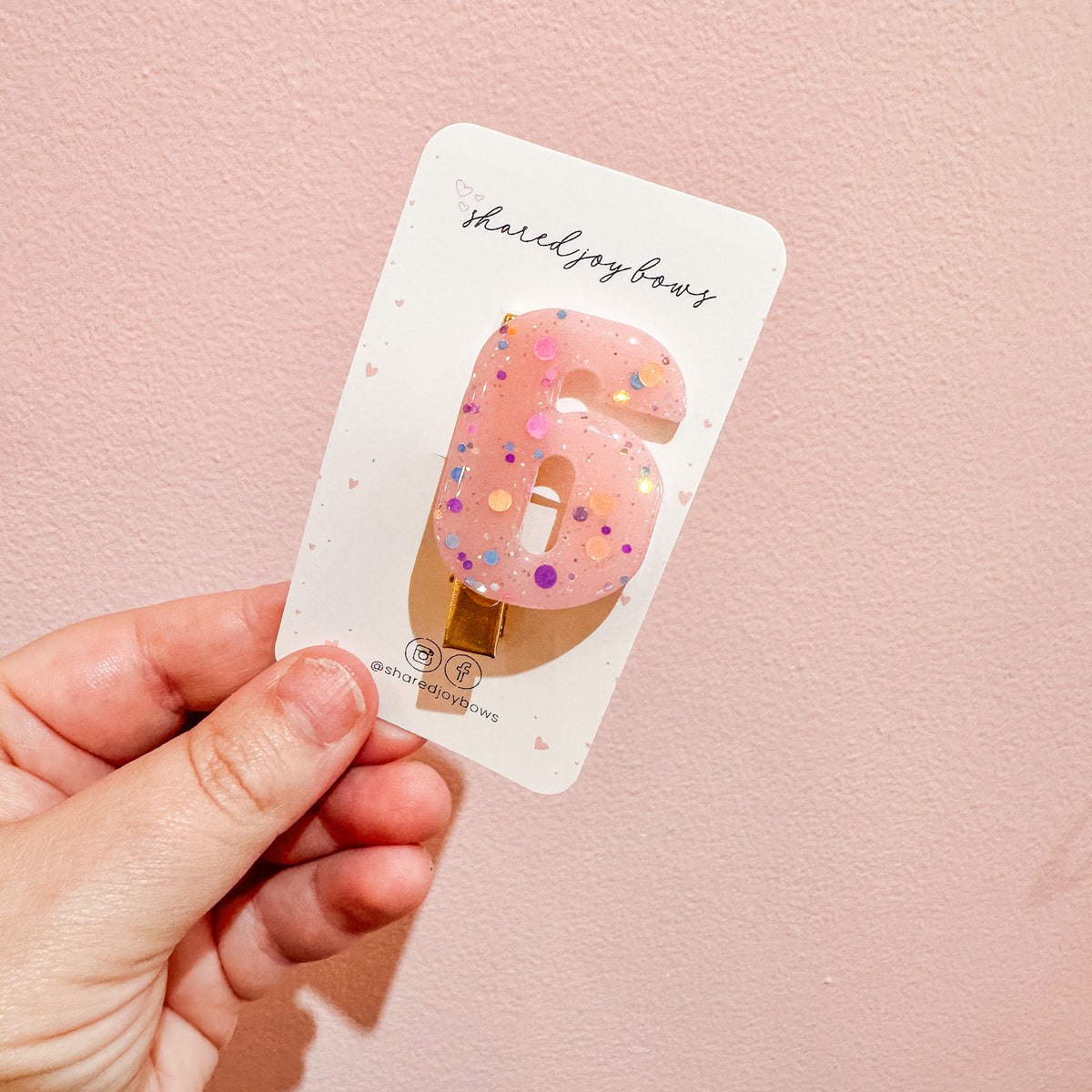 Birthday Number Hair Clips | 6