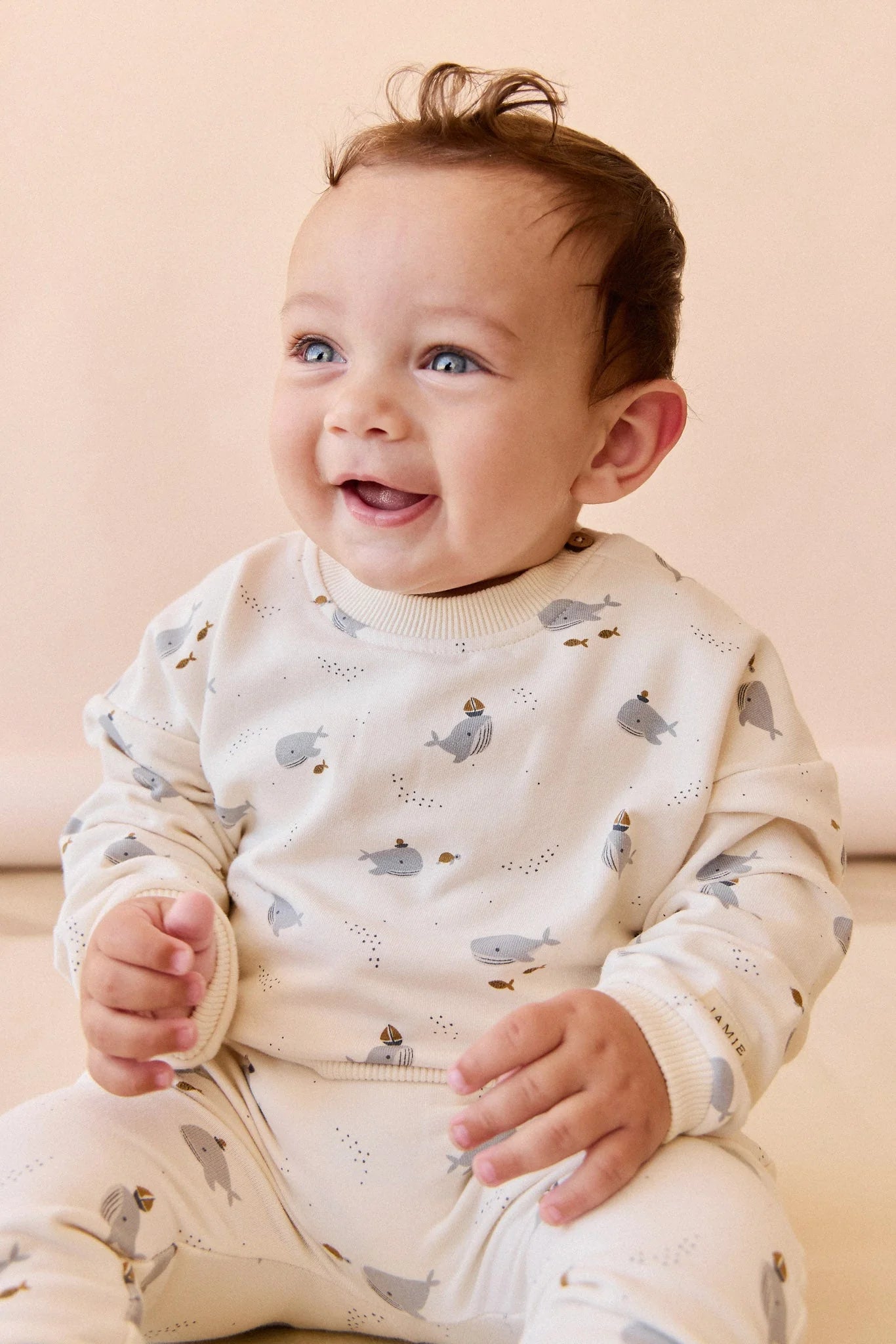 Jamie Kay Damien Sweatshirt | Cloud Whales