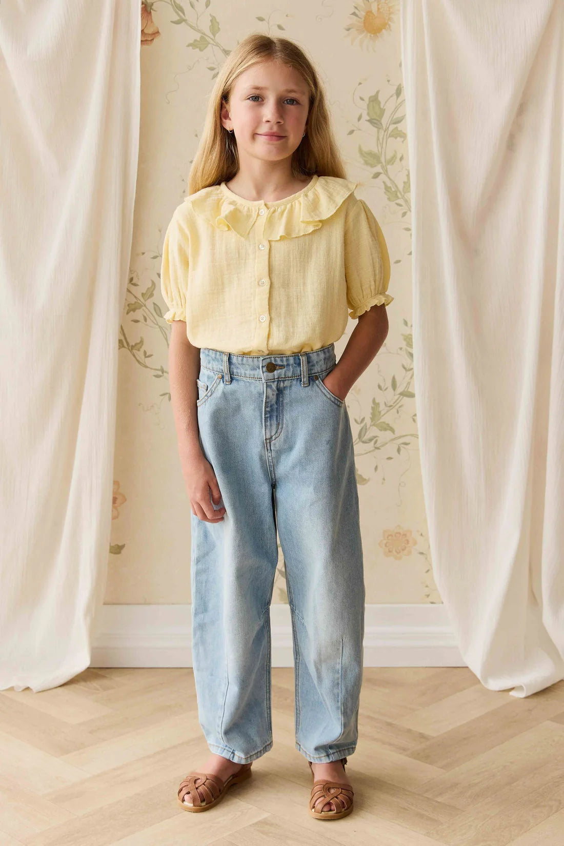 Jamie Kay Organic Cotton Muslin Alora Top | Sunshine