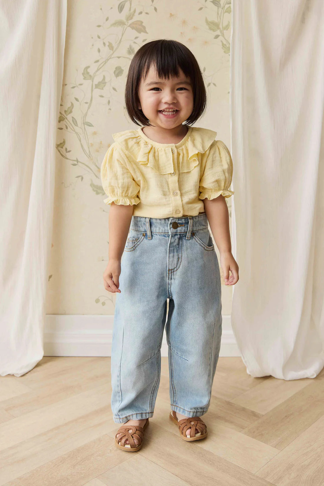 Jamie Kay Organic Cotton Muslin Alora Top | Sunshine