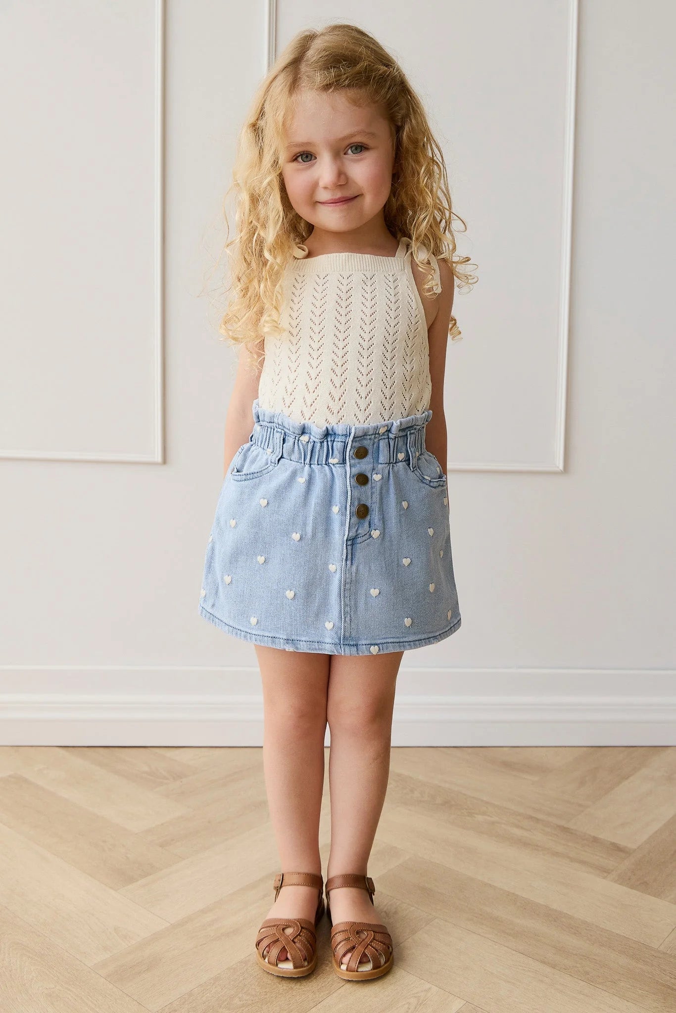 Jamie Kay Briella Skirt | Petite Heart Denim