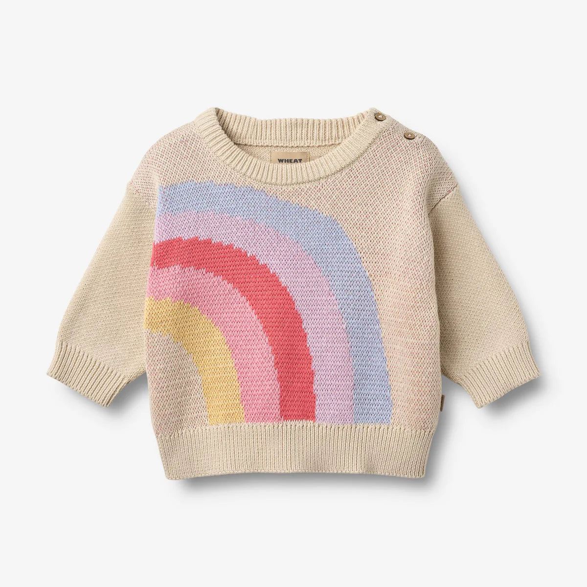 Wheat Solveig Pullover | Rainbow