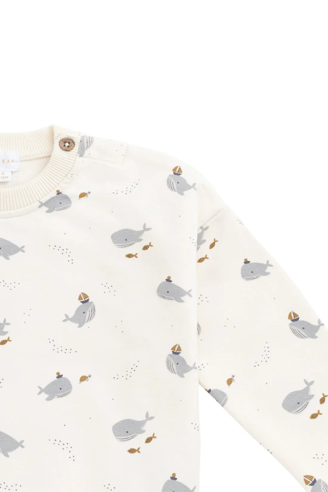 Jamie Kay Damien Sweatshirt | Cloud Whales