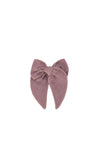 Jamie Kay Organic Cotton Bow | Berry Tea