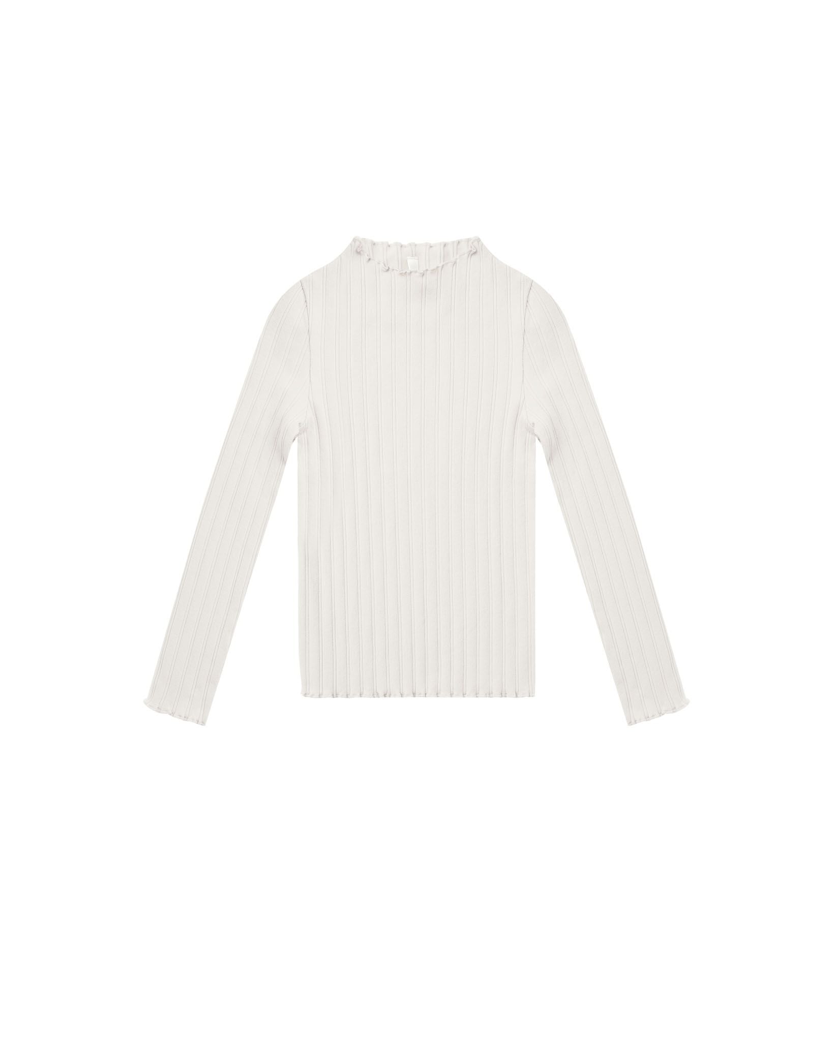 Rylee + Cru Ribbed Long Sleeve Tee | Ivory