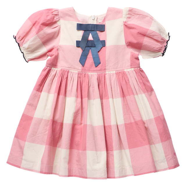 Pink Chicken Hermione Dress | Pink Check