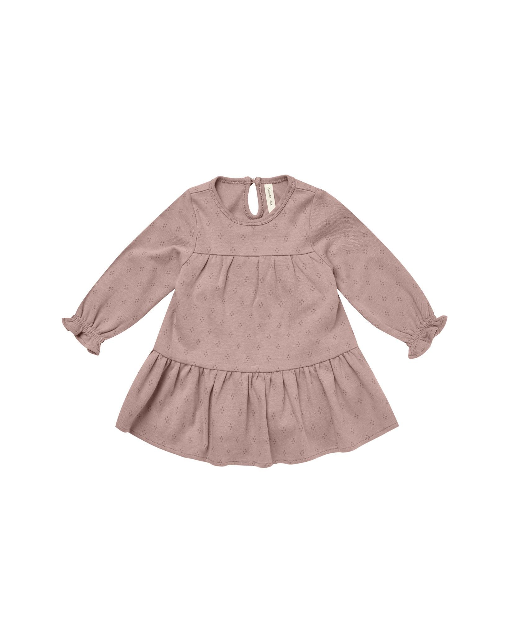 Quincy Mae Tiered Jersey Dress | Dotty