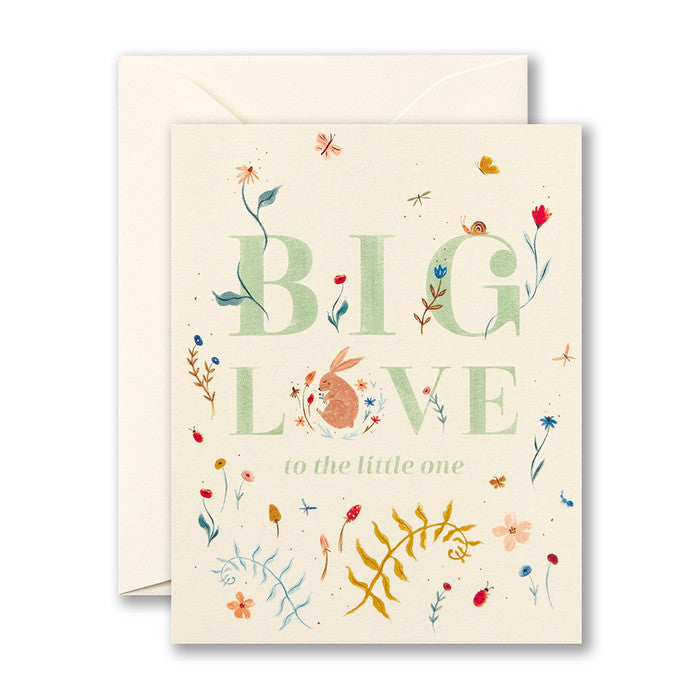 Big Love to the Little One Baby Card