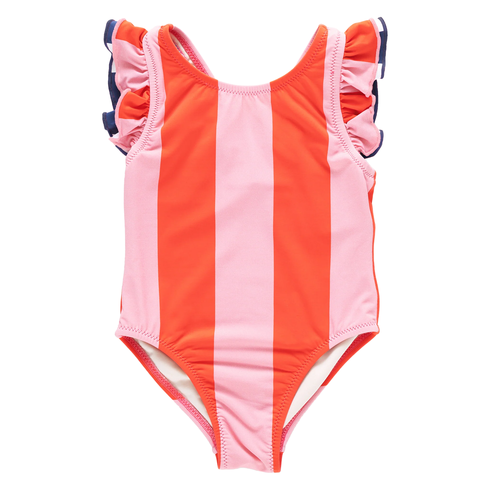 Pink Chicken Girls Liv Suit | Pink Wide Stripe with Red