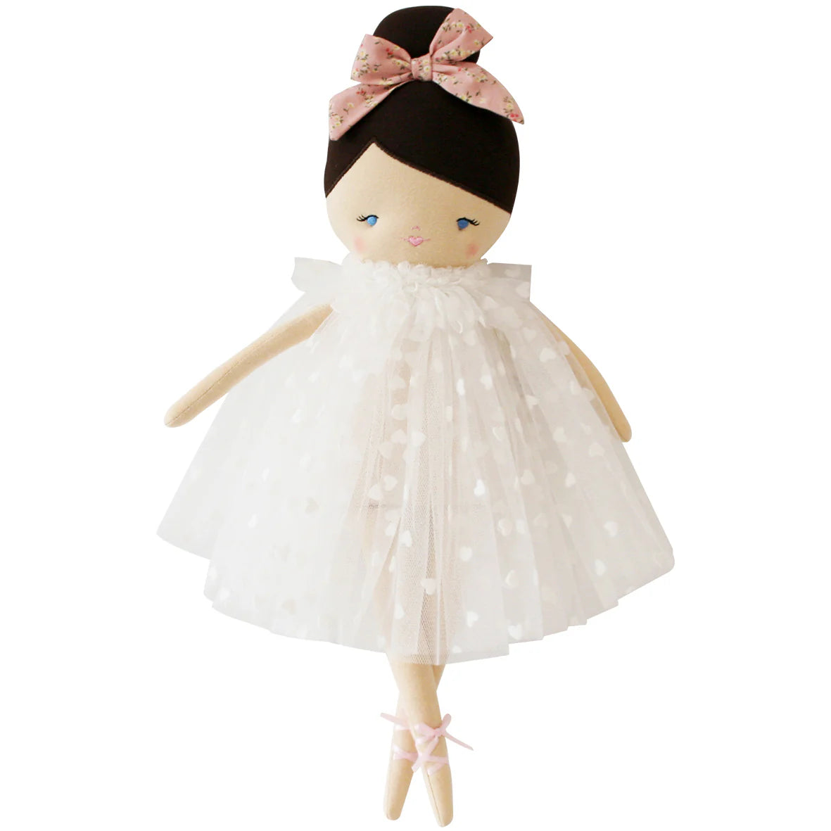 Alimrose Mia Doll | White Heart