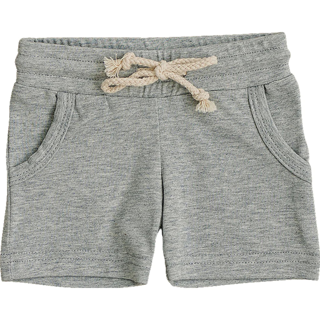 Heather Gray Pocket Cotton Shorts