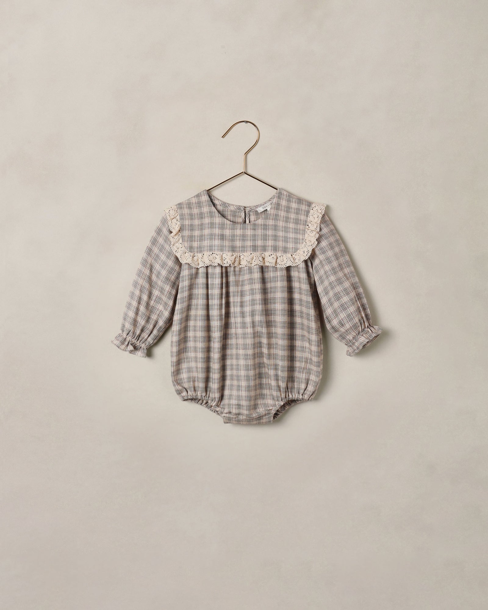 Noralee Romper | Fall Plaid