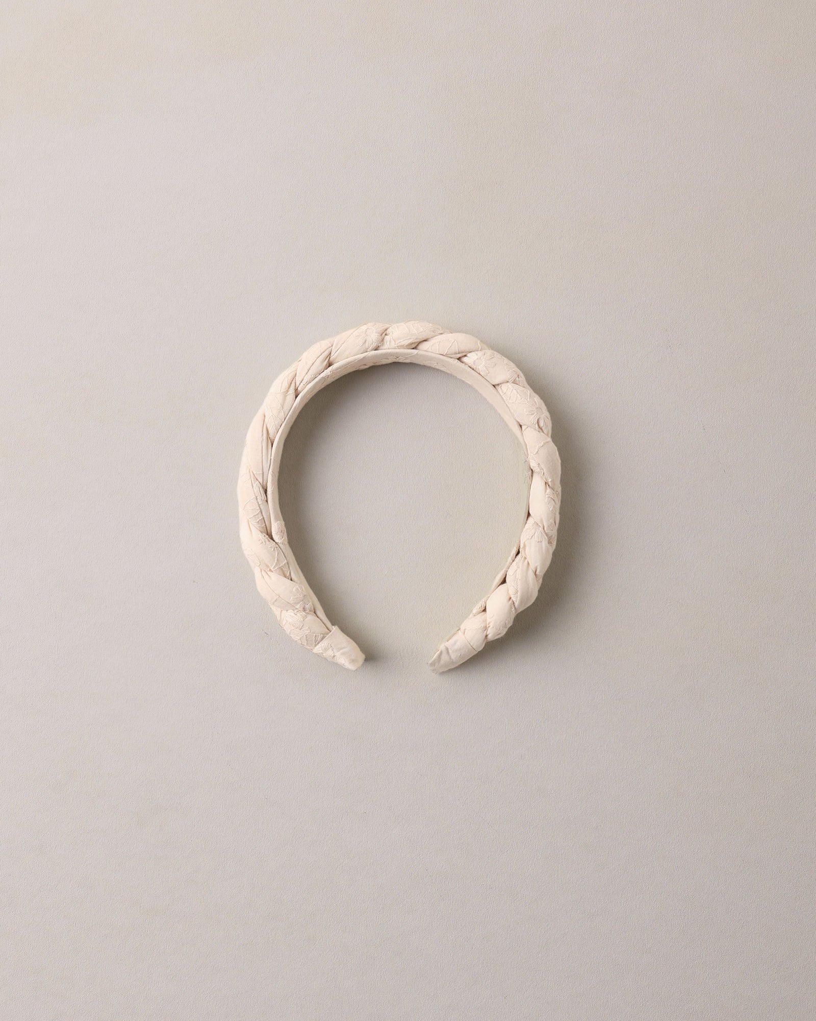 Noralee Braided Headband | Embroidered Floral