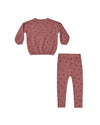 Rylee + Cru Boxy Spongey Knit Set | Polka Dot