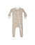 Quincy Mae Bamboo Zip Footie | Flower Field