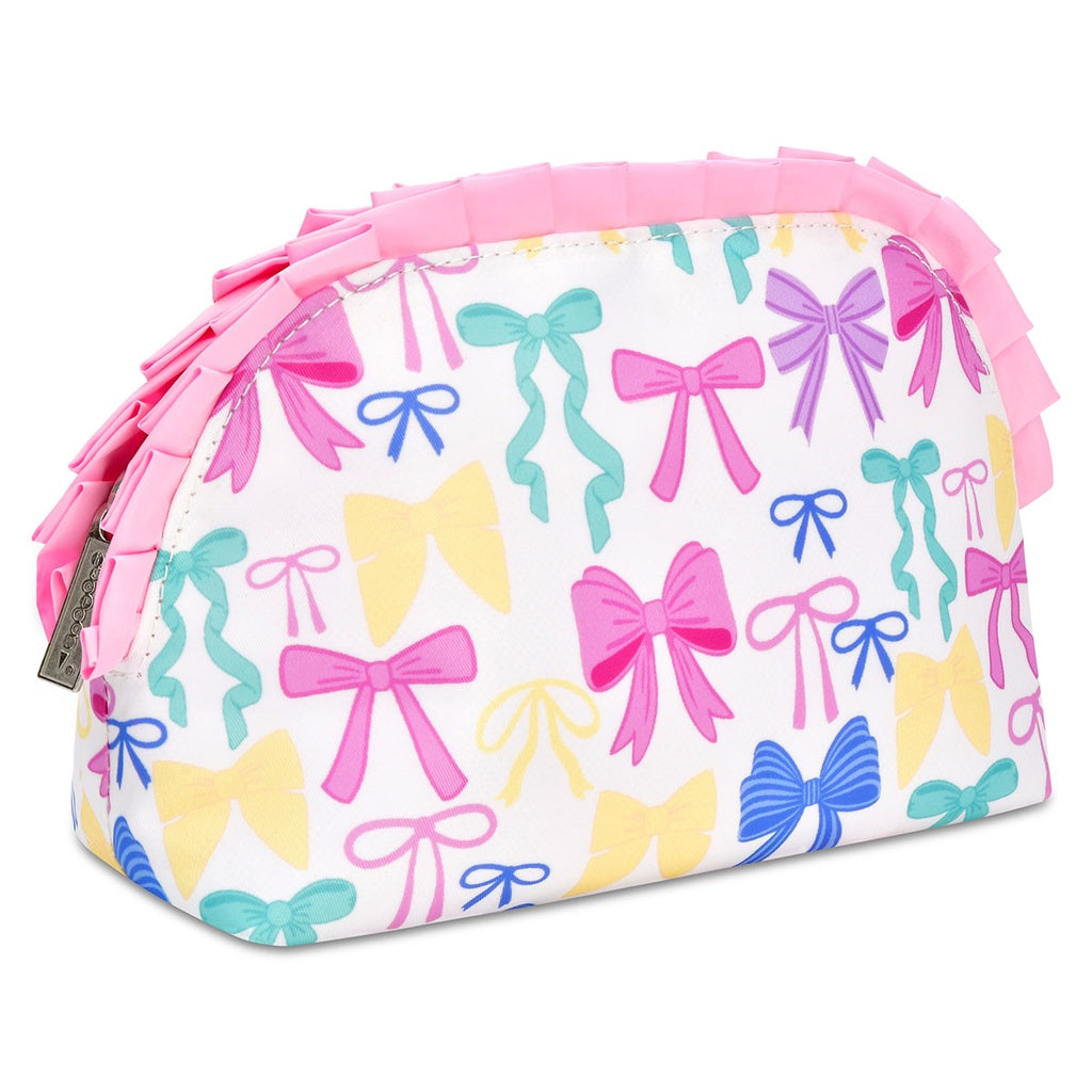 Iscream Pretty Bows Oval Cosmetic Bag