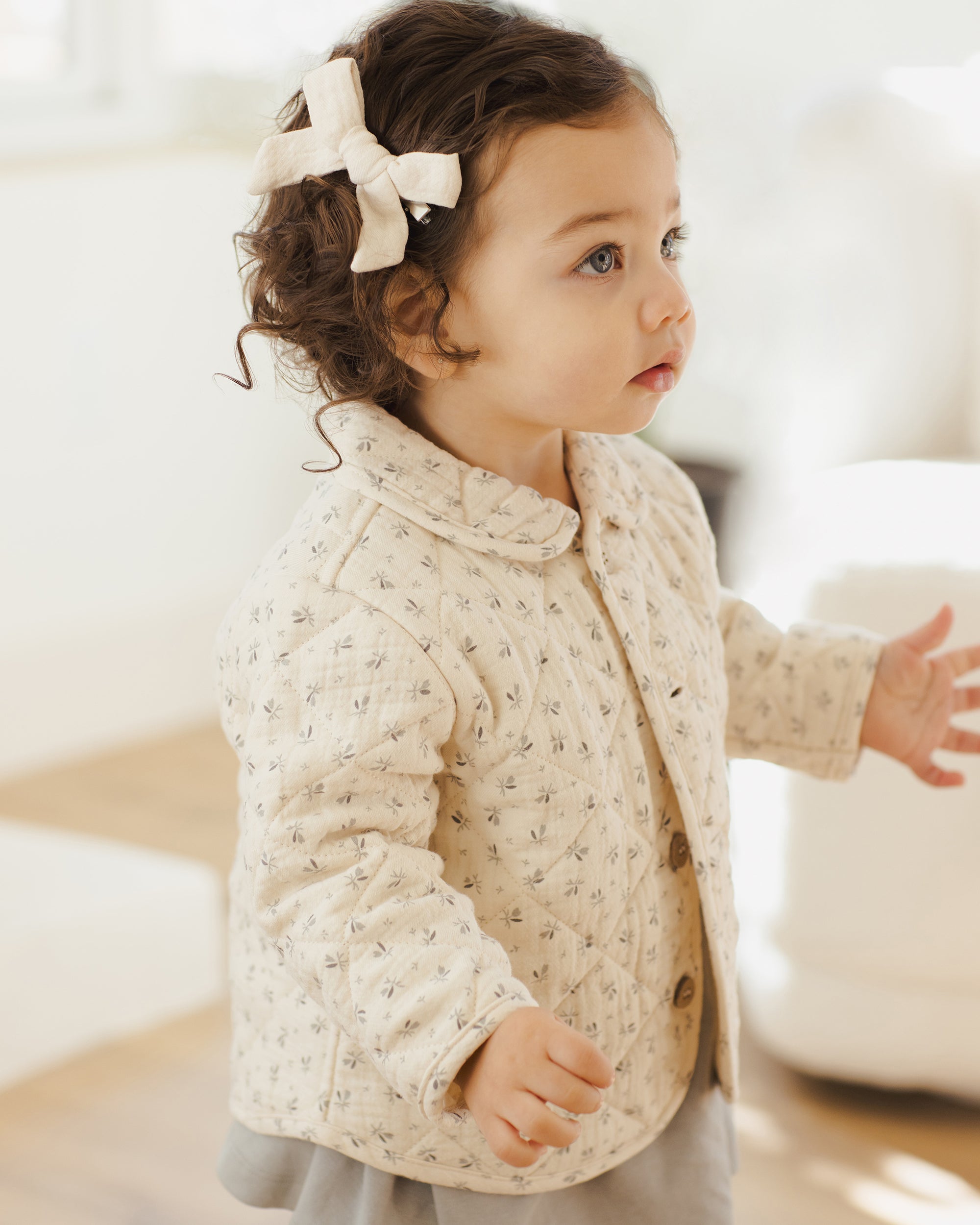 Quincy Mae Quilted Jacket | Bluebell