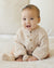 Quincy Mae Bubble Knit Cardigan | Natural Confetti