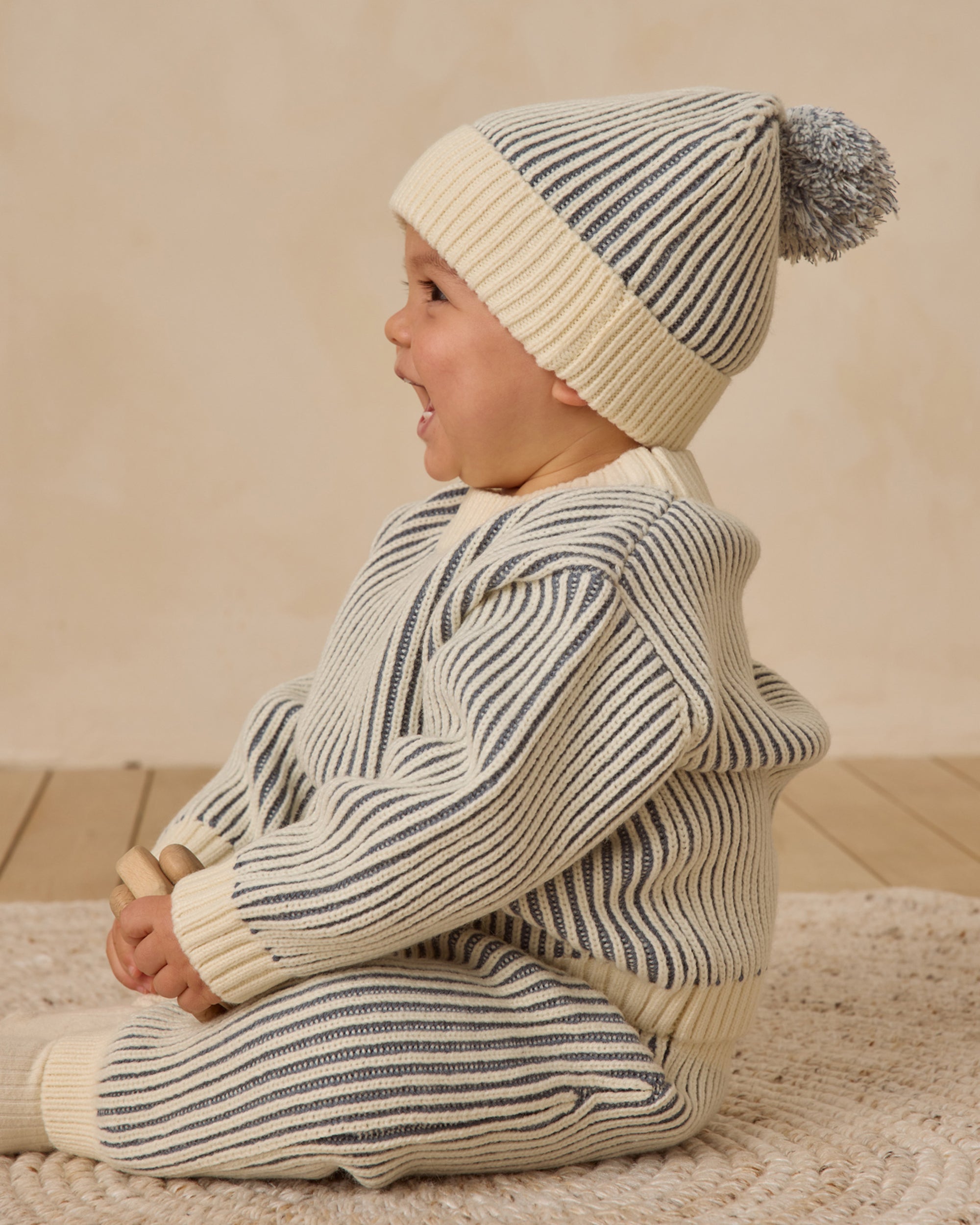Quincy Mae Chunky Knit Pant | Ocean