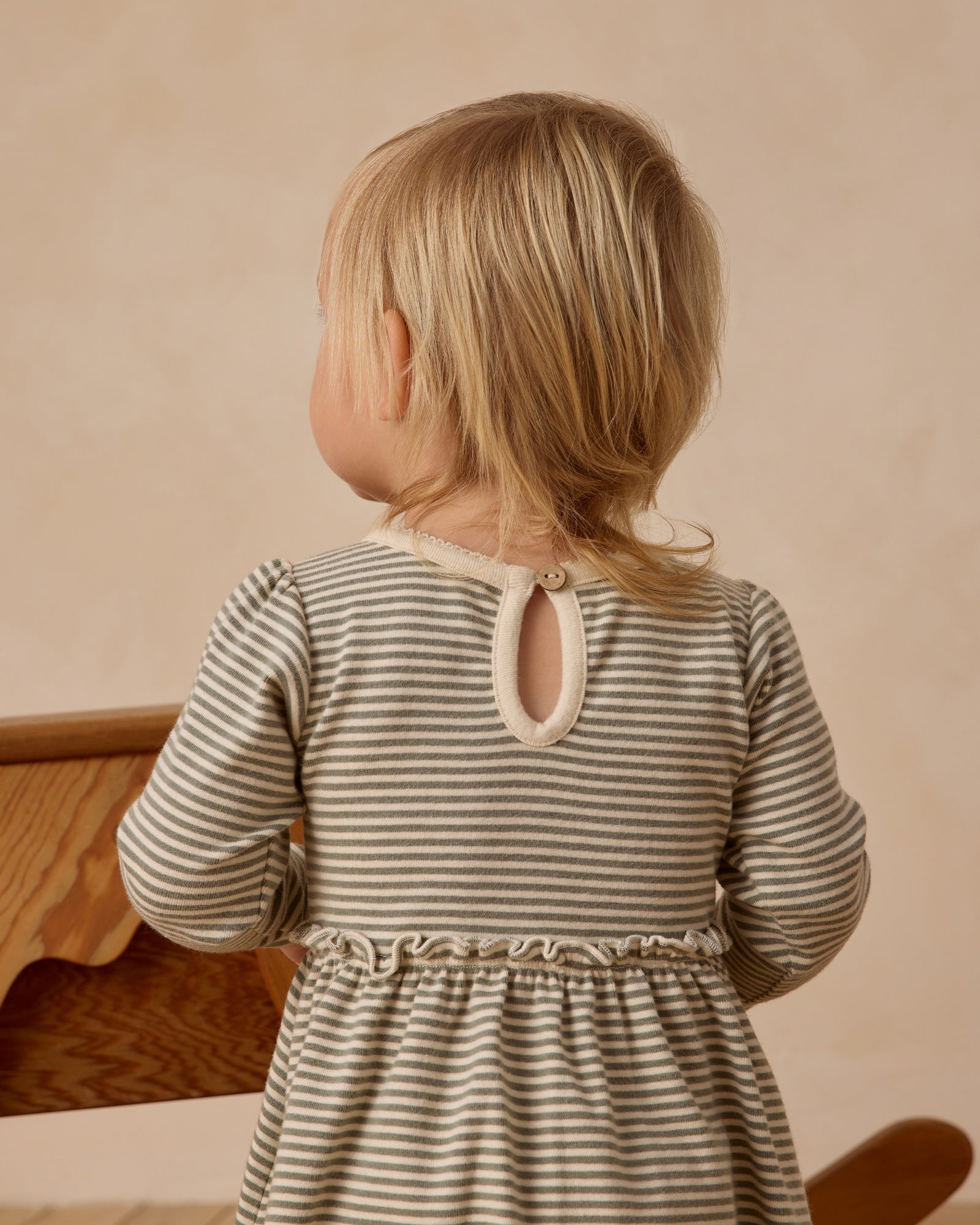Quincy Mae Alda Dress | Forest Stripe