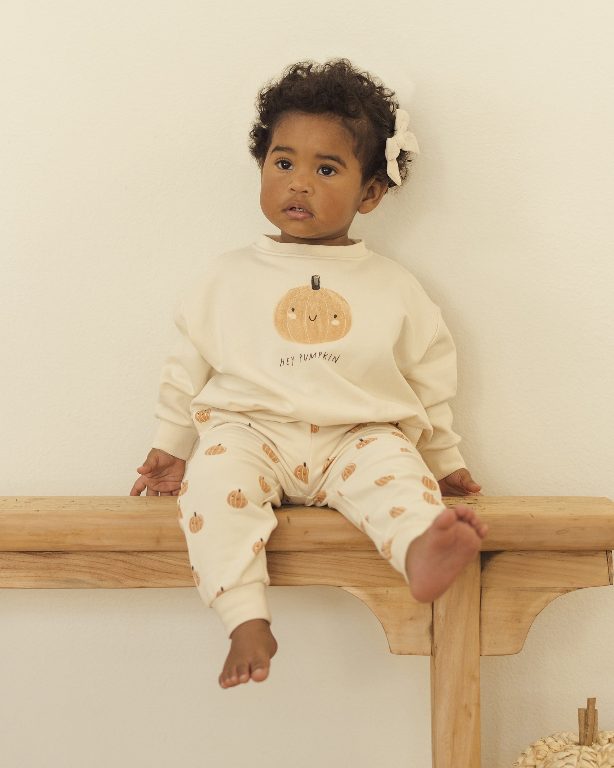 Quincy Mae Sweatshirt | Pumpkin